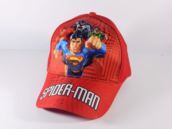 red spiderman cap