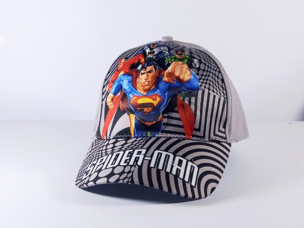 grey spiderman cap